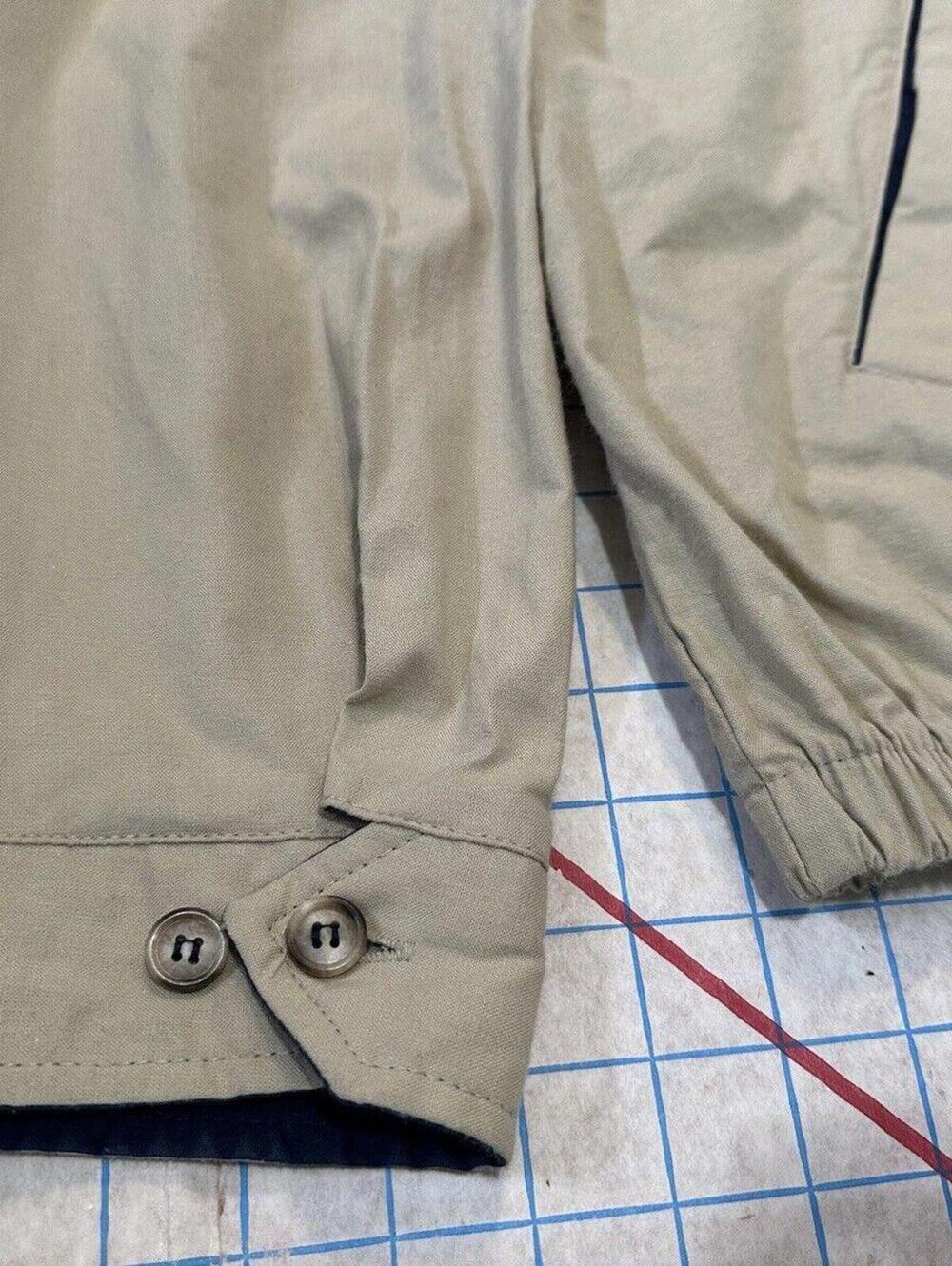 VTG Double Sided Herrington Bomber Jacket Mens XL Beige Scooby Doo Made USA 90s - Picture 4 of 15